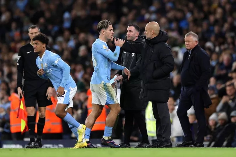 Pep Guardiola Explains Early Jack Grealish Substitution During Man City Vs Sheffield United