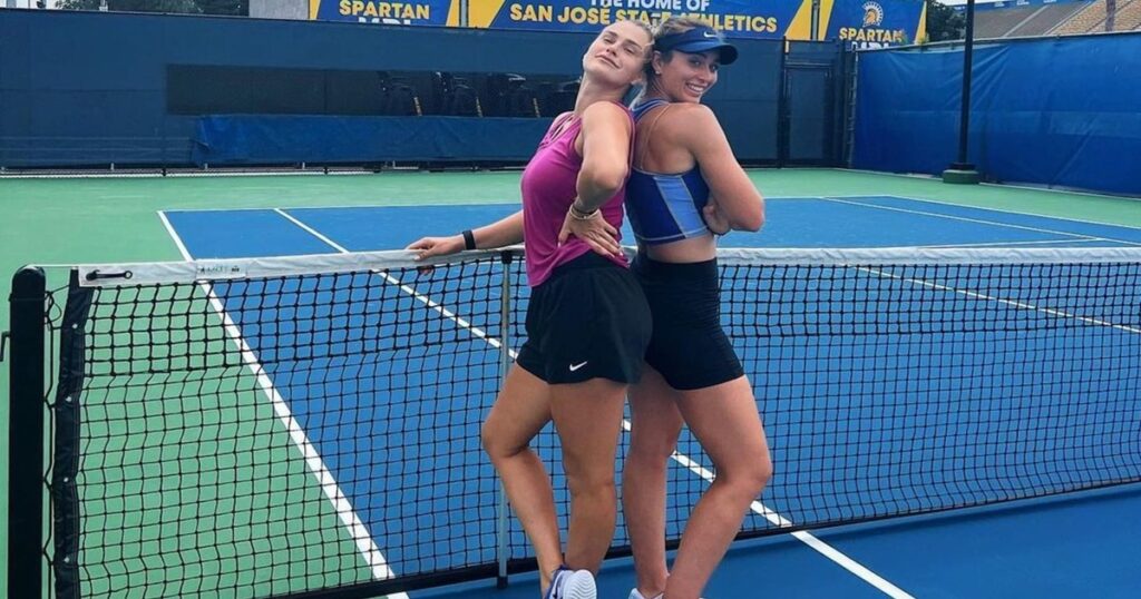 ARYNA SABALENKA REACTS HILARIOUSLY TO VIDEO OF BEST FRIEND PAULA BADOSA ...