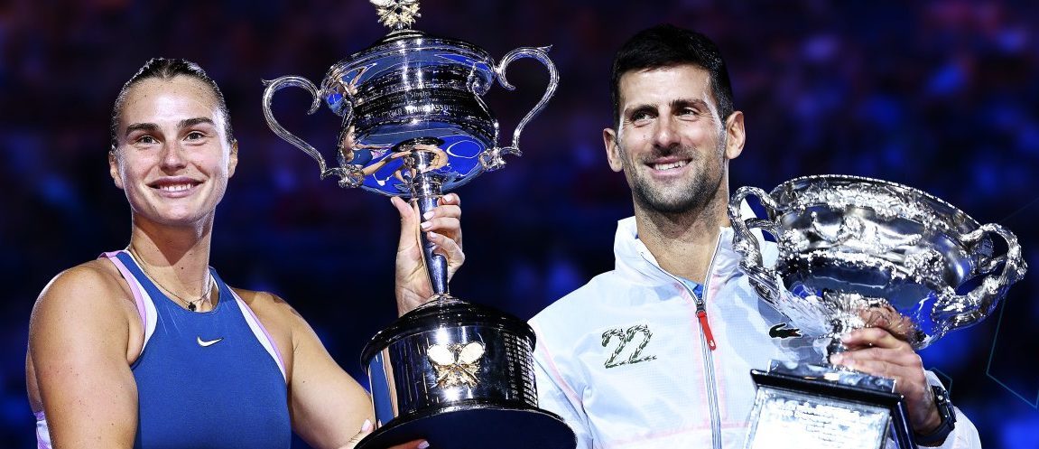 NOVAK DJOKOVIC SENDS CONGRATULATIONS TO ARYNA SABALENKA AFTER ...