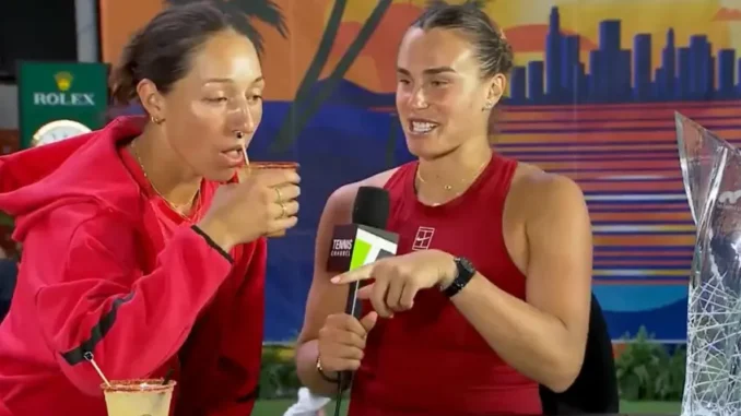 watch-jessica-pegula-steals-aryna-sabalenka-s-drink-takes-sip-and-runs-away- (1)
